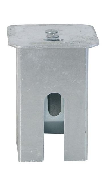 Schake Abdeckkappe für Pfosten feuerverzinkt, für 70 x 70 mm Pfosten, mit Federverschluss, passend für Bodenhülse, 470_21