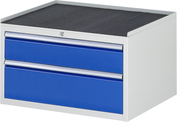 RAU Schubladenschrank Serie 7000, B770xT650xH465mm, Schubladen: 1xH150, 1xH210mm, Metallauflage, 03-XL2.11A-MT.11
