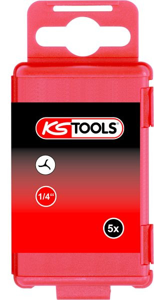 KS Tools 1/4" Bit TRIWING, 75mm, Nr.6, VE: 5 Stück, 911.7720