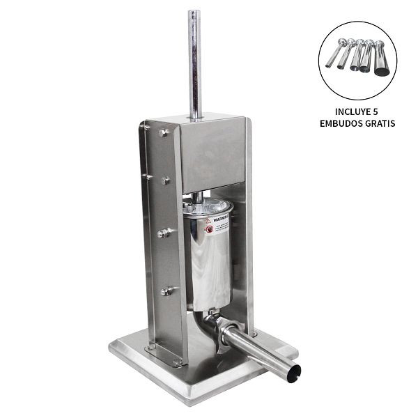 KuKoo 7 Liter Wurstfüller, Geschwindigkeit: langsam/schnell, 25400, 5055986123019