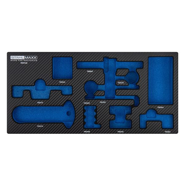 Stahlmaxx Schaumstoffeinlage 1/3 für Porsche, Ausführung: 999148, XXL-999148S