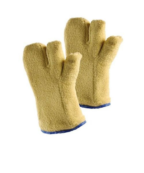 Jutec 3-Fingerhandschuh Aramidschlinge 500°C schnittfest, gelb 30 cm, H113B130-KVS