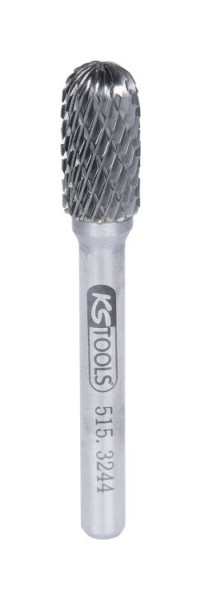 KS Tools HM Walzenrund-Frässtift Form C, 10mm, 515.3244