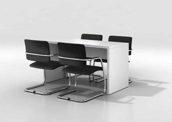 Hammerbacher Bürodrehstuhl Solid 2 mit Netzrücken, Schwarz, Höhe 106-119 cm, Sitzbreite 55 cm, VSDS2/D