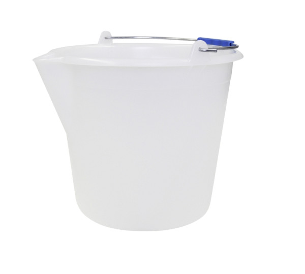 Schneider Eimer, Inhalt 15 L, Ø 320 mm, Material: NPE; weiß-natur, 200881