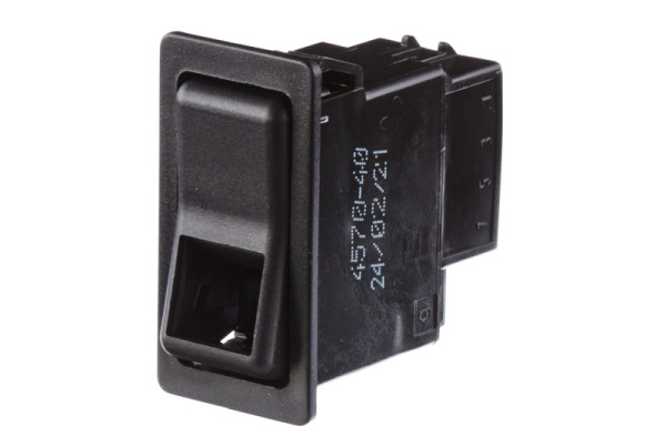 HELLA Schalter, Kippbetätigung, Ausstattungsvar.: II+I-0, Anschlussanzahl: 5, ohne Komfortfunktion, Baureihe 4570, 6RH 004 570-401