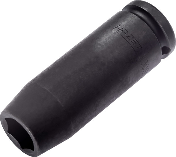 Hazet Schlag-, Maschinenschrauber Steckschlüsseleinsatz, Sechskant, Vierkant hohl 12,5 mm, 16 mm, Lange Ausführung, 900SLG-16