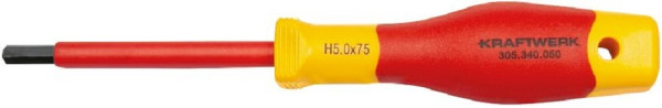 Kraftwerk Elektriker-Schraubendreher Innensechskant 5 mm, 305.340.050