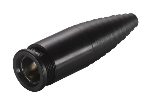 HELLA Adapter, Zigarettenanzünder, 1-polig, Flachsteckanschluss, Länge: 70mm, Kunststoff, schwarz, DIN/ISO: 4165 SAE, 8JA 007 589-062