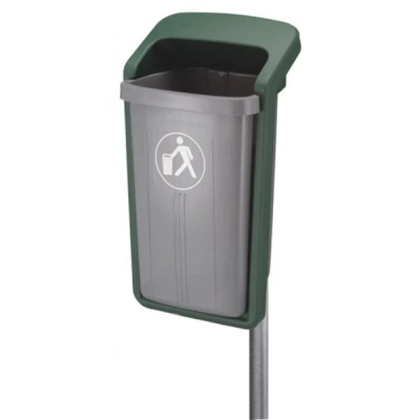Stein HGS Abfallbehälter -P-Bins 88-, grau/grün, 18066