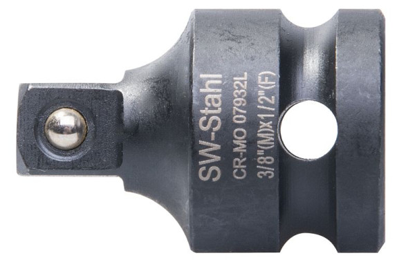 SW-Stahl IMPACT-Reduzieradapter, 12,5 mm (1/2") innen x 10 mm (3/8") aussen, 07932L