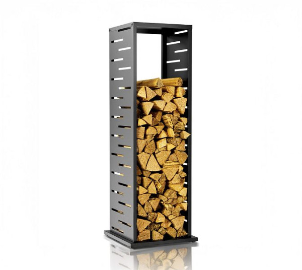 Westmann Kaminholzregal Luma Grid Anthrazit, 37,5x37,5x112 cm, WMFWR-012