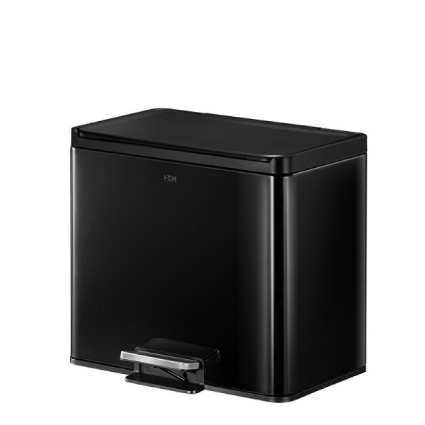 STEIN HGS Essential 2 Recycler Treteimer, schwarz, 15 + 15 Liter, 84000.0002