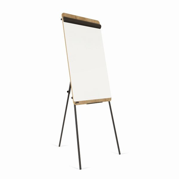 Rocada Flipchart Standardtafel magnethaftend 69x99cm Holz, NAT0610