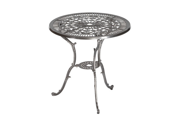 Merxx Lugano Tisch, Ø 70 cm, graphit, Aluminiumguss, 21112-217