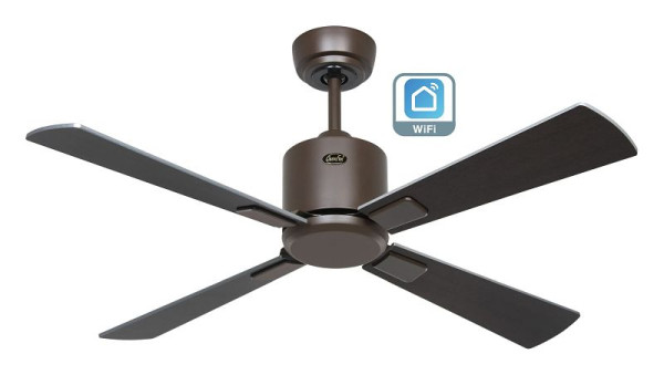 CasaFan Deckenventilator Eco Neo III 103 Lack bronze-Wenge/Lack silber WiFi, 949141W