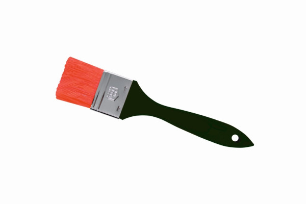 Schneider Bäckerpinsel mit rotem Nylonbesatz, 50 mm, schwarzer Kunststoffstiel mit Bohrloch, 200287