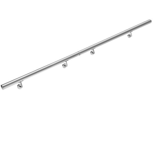 monzana Handlauf 2er-Set Edelstahl 4,2x200cm, 994345, 4250525377644