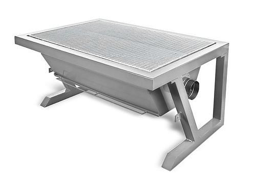 DENIOS Unterflurabsaugtisch, Arbeitsfläche B 2000 x T 900 mm, 248408