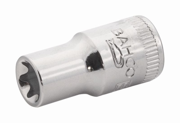 Bahco Steckschlüssel-Einsatz, 1/4", Außen-Torx, E4, 6700TORX-E4