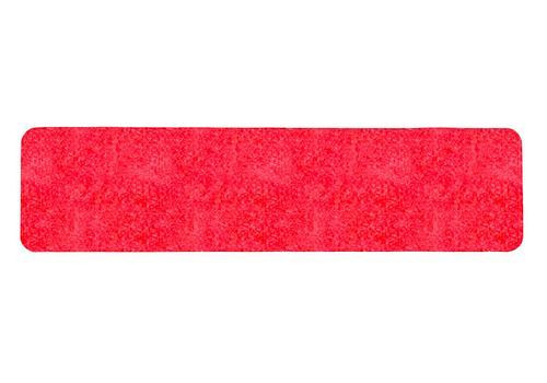 DENIOS m2-Antirutschbelag, Universal, rot, 150 x 610 mm, VE: 10 Stück, 263-780