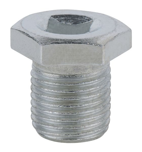 KS Tools Ölablassschraube, Innen4kant 8mm, M16x1,5x13mm, 20 mm, VE: 25 Stück, 430.2158