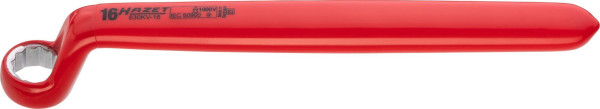 Hazet Einringschlüssel, schutzisoliert, Außen-Doppel-Sechskant Profil, 16 mm, 630KV-16