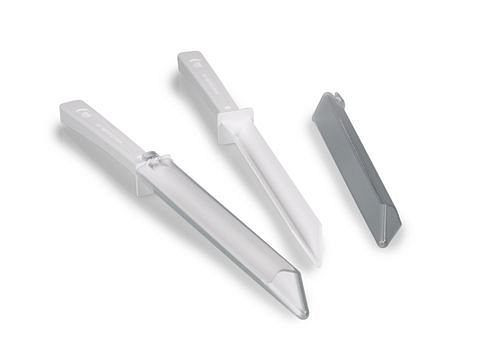 DENIOS Probenspatel LaboPlast ohne Hülse, Einstechtiefe 150 mm, Pack à VE: 10 Stück, 250471