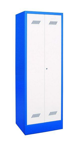 Pavoy Kleider-Wäscheschrank mit Sockel 1850/500/600, 2 Abteile, Zylinderschloss, gemeinsam verschließbar, 20208-213-131-510512