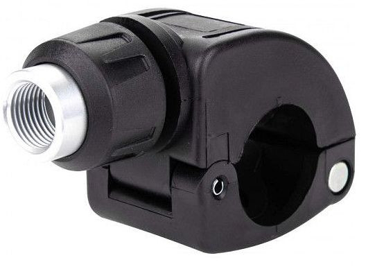 Airpress Druckluftleitung Abzweigflansch Aluminium 25 mm x 1/2" Innengewinde, 9AVRBT2512