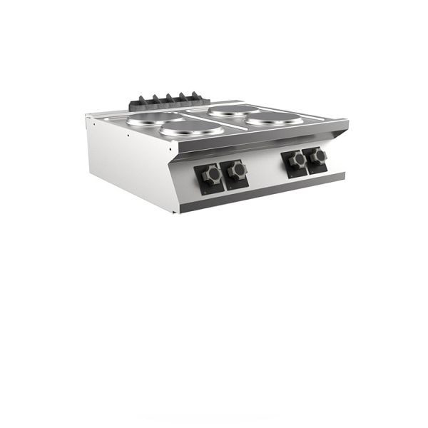 Mareno M1-700 Kocher 4 runde Platten, 80cm, PC78ETPT, PC78ETPT, 171.131