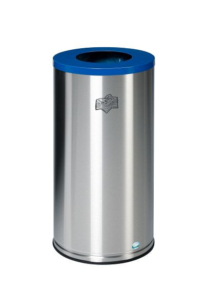 VAR Wertstoffsammelgerät WSG 70, Deckel enzianblau (RAL 5010) beschichtet, 3568