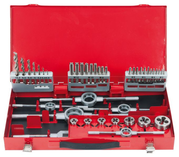 KS Tools HSS Co Gewindeschneidwerkzeug-Satz, 44-teilig, 331.0744