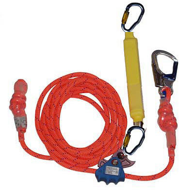 Preising Auffanggerät RC 7, EN353-2, 10 m Kernmantelseil, mit Karabiner 1486/1515, 1292_1486_1_1515-10