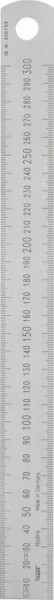Vogel Germany Stahlmaßstab 500mm x 13mm x 0,5 mm, gelasert, 1010060050