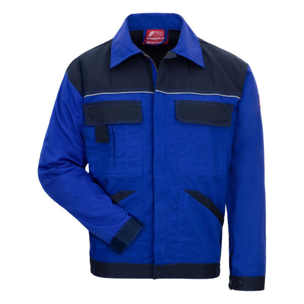 NITRAS MOTION TEX LIGHT, Arbeitsjacke, Größe: 27, Farbe: königsblau, VE: 10 Stück, 7551-27