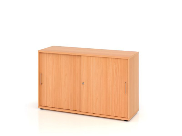 Hammerbacher Schiebetürschrank 1752S BS, 2 OH, Korpus: Buche / Front: Buche, 120 x 40 x 74,8 cm (BxTxH), V1752S/6/6/BS