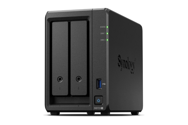 Synology Network Attached Storage, 2-Bay, Hotswap, ohne HDD, 2x GBit LAN, USB 3.0, eSATA, DS723+