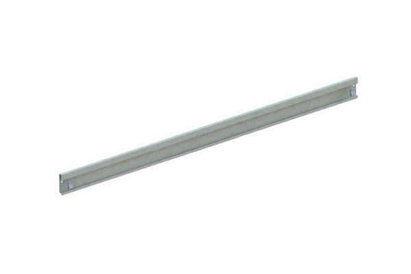 Meta Steck Schüttgutleiste 1300x75 mm, RAL 7035, für Steckregal CLIP, 20097150