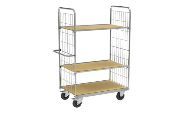 Kongamek Regalwagen 3-Etage-schwer 1200 ESD, ESD Serie 9000, mit Bremsrollen ausgestattet, KM9000-3M-ESDB