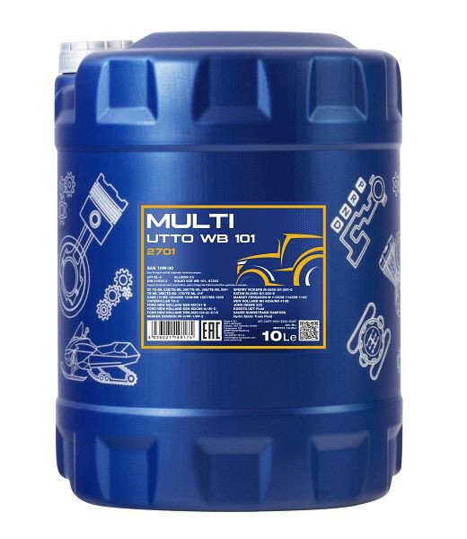 MANNOL Traktoröl 2701 Multi UTTO WB 101, VE: 10 l, MN2701-10