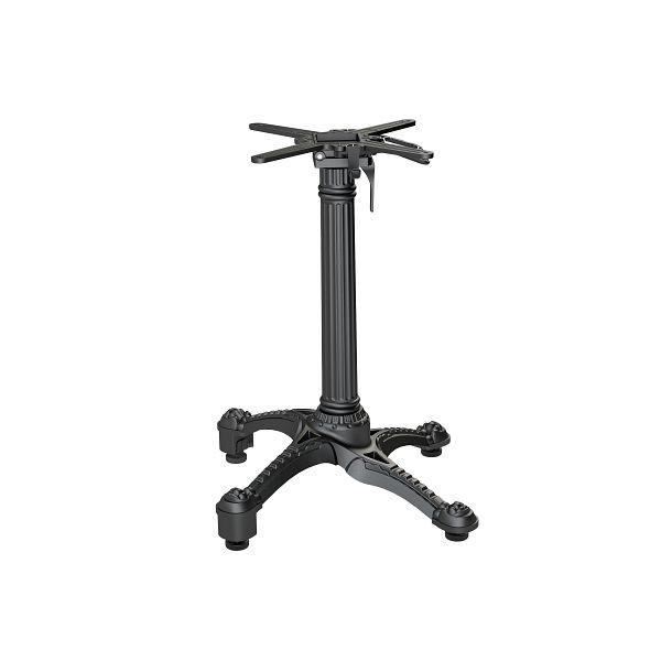 Feros Castle Tischgestell niedrig, schwarz, 128511