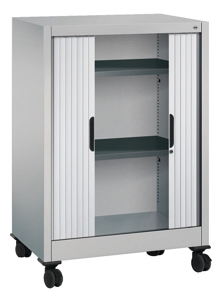 C+P Sideboard mit Rollladen Omnispace, H1030xB800xT420mm, 9006/9006, 3241-00 S10170
