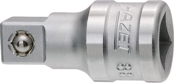 Hazet Verlängerung, Vierkant hohl 10 mm, Vierkant massiv 10 mm, Mit Kugelsicherung, Abmessungen / Länge: 36 mm, 8821-1