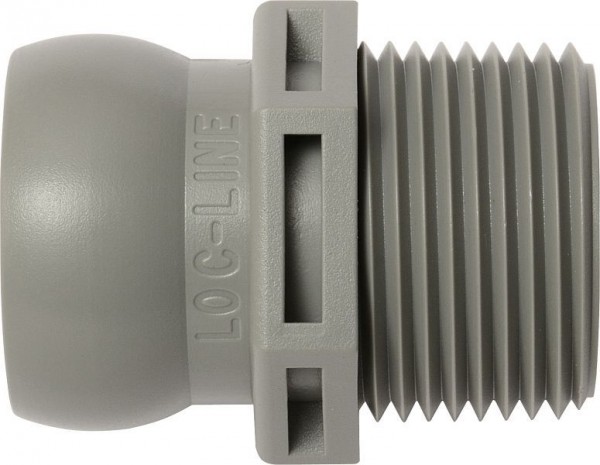 Loc-Line NPT-Anschluß 3/4" grau, VE: 4 Stück, L61505G