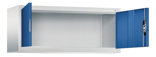 C+P Aufsatzschrank Acurado, H500xB1200xT400mm, Farbe: Lichtgrau / Enzianblau, Muldengriff, 9464-000 S10143
