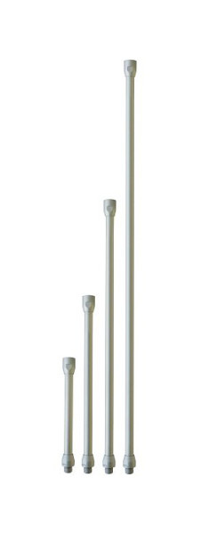 ELMAG Verlängerung gerade, 800 mm (Alu eloxiert), Innen Ø8mm, AG M12x1,25, IG M12x1,25 für Ausblaspistolen, 32523