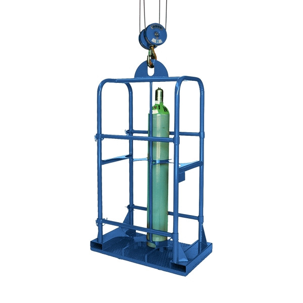 Eichinger Industrie Gasflaschenkorb, 4 Flaschen ø 250 mm, enzianblau, 13280100000097
