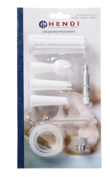 Hendi Ersatzteilset für Sahnespender Kitchen Line, LxBxH: 120x30x240 mm, 589007