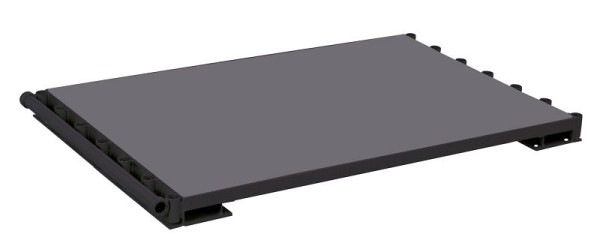 VARIOfit Plattenständer ohne Bügel, Ladefläche: 1.200 x 800 mm, RAL 7016 anthrazitgrau, zu-1286/AG